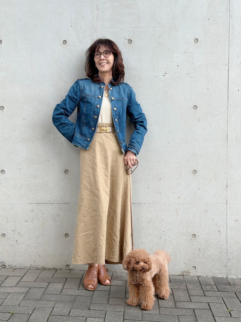 柏木由紀子 ZARAのジャケットコーデの画像
