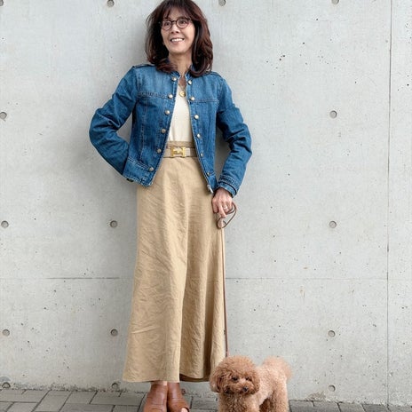 柏木由紀子 ZARAのジャケットコーデの画像