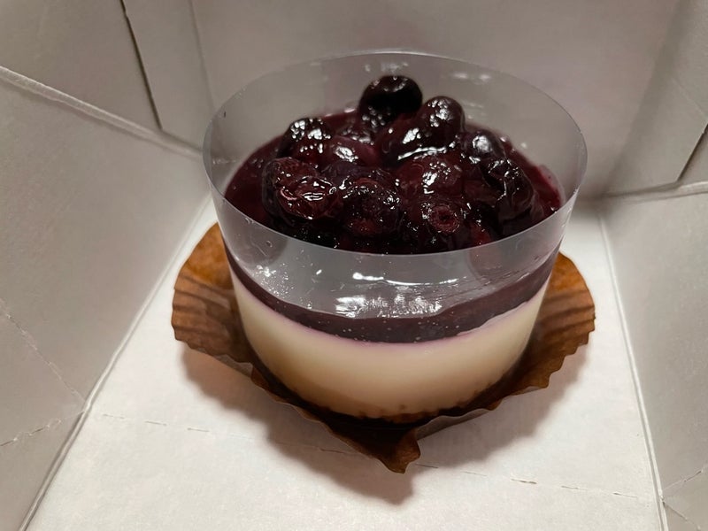 とても美味しかったレアチーズケーキの画像