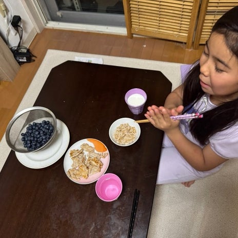 クロ 娘が焼いてくれた美味しい豚肉の画像