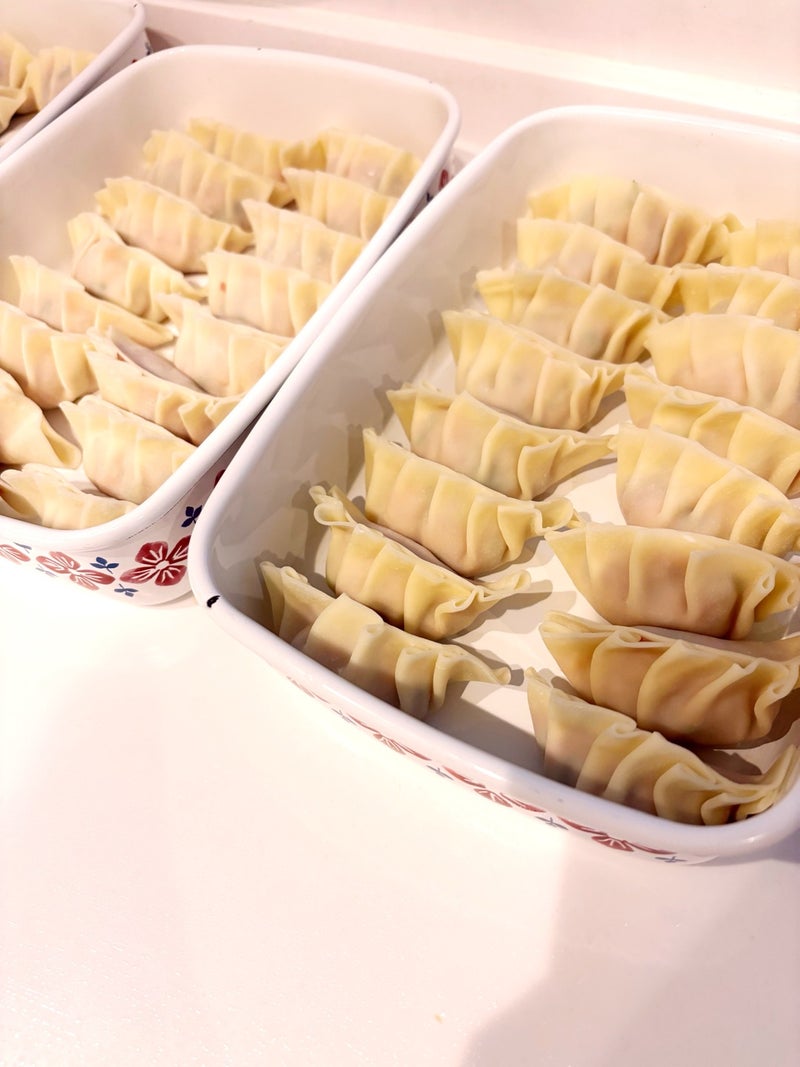 友人の家でハマった大葉入り餃子の画像