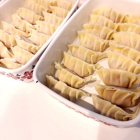 友人の家でハマった大葉入り餃子の画像