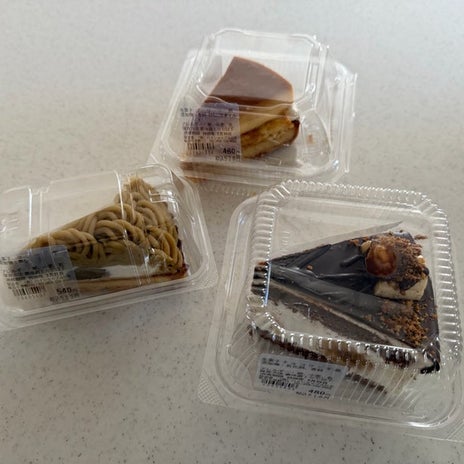 普段食べない息子が全部食べたスイーツの画像