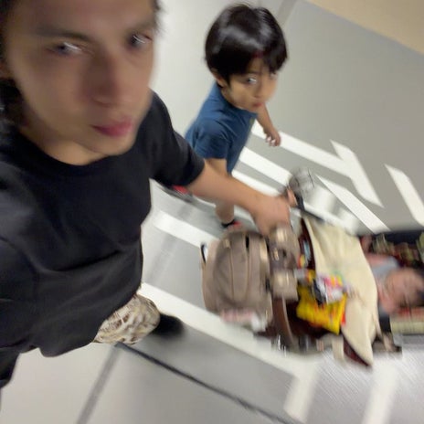 アレク 塾とサッカー前の子供との時間の画像