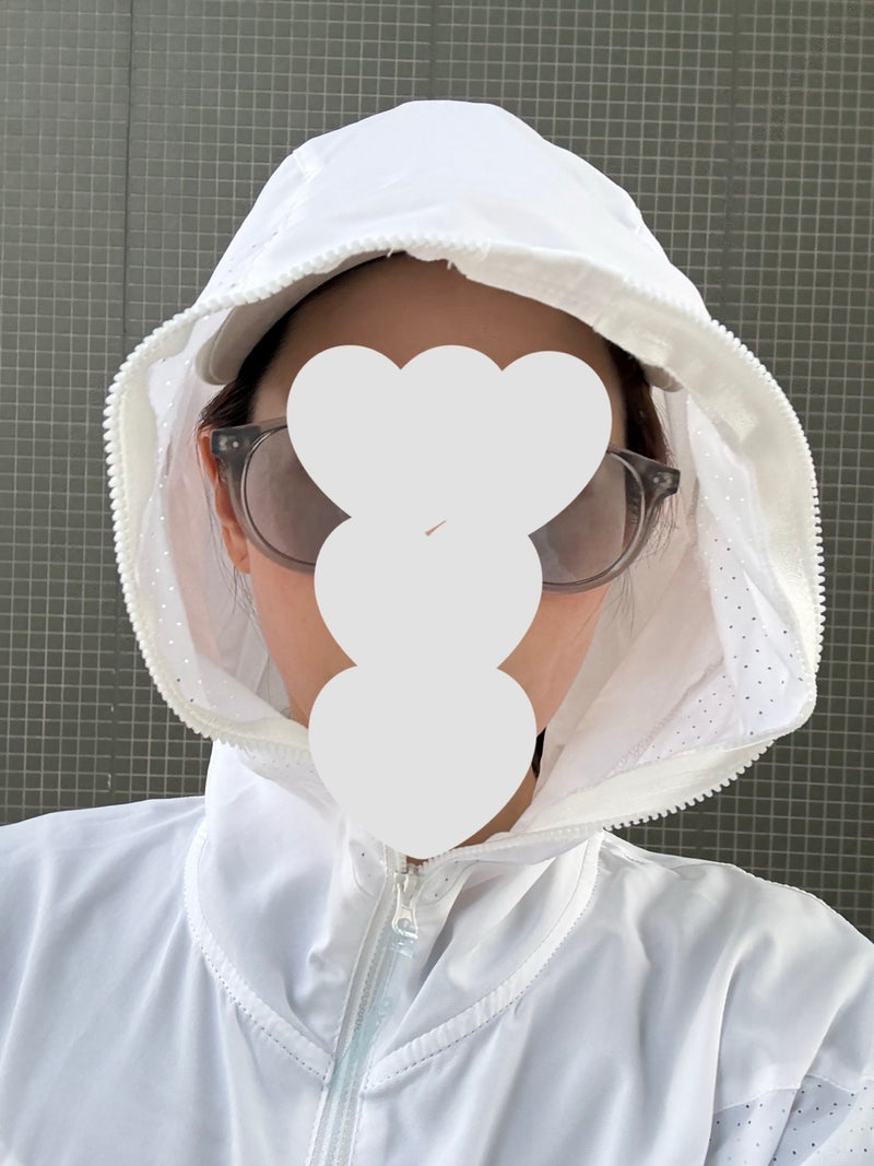 すっぴんを隠すワークマンの完全防備の画像