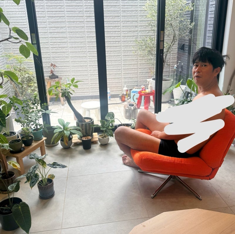 植え替えが成功して喜ぶ平和な人の画像