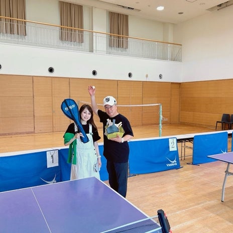 美奈代 卓球とバトミントンにワクワクの画像