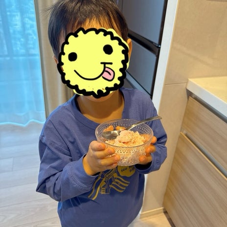 小倉 三男と作ったイチゴアイスの画像