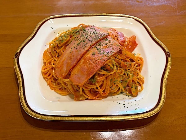 至福のベーコンナポリタン大盛の画像