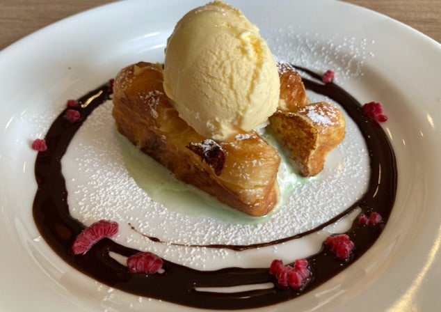 ファミレスの会員限定無料デザートの画像