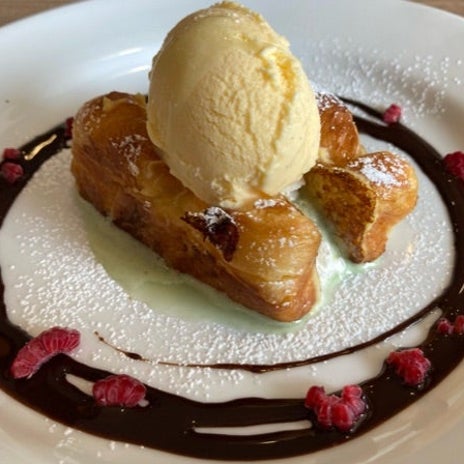 ファミレスの会員限定無料デザートの画像