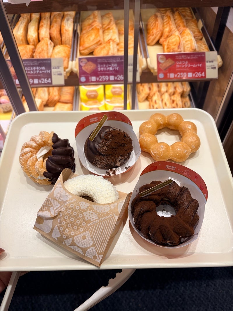 英会話帰りのミスドのコラボ土産の画像