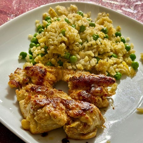 博多限定の混ぜご飯の素でおにぎりの画像