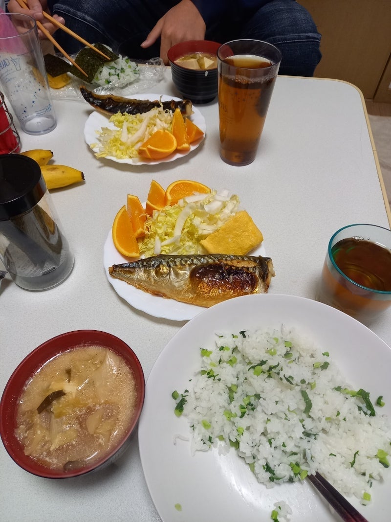 ついに学級閉鎖になった受験生の昼の画像