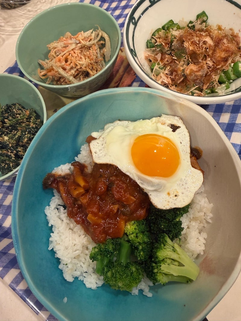 小川菜摘 ロコモコ丼のお献立の画像