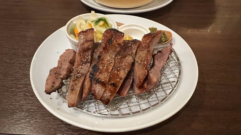 人生初お腹いっぱい食べた牛タンの画像