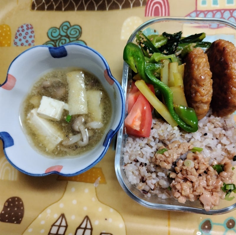 ミキサー食にした冷凍ハンバーグの画像