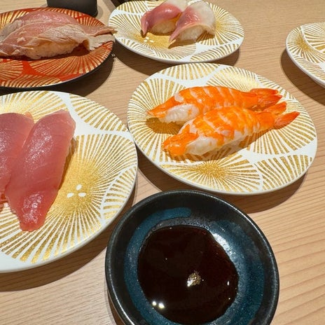 薬丸 孫と久しぶりの回転寿司の画像