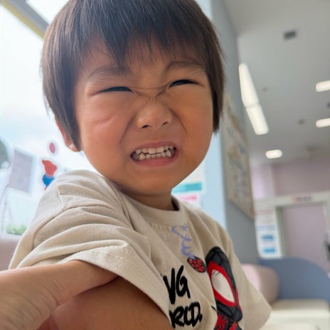 お迎えで熱中症になり38度の熱の画像