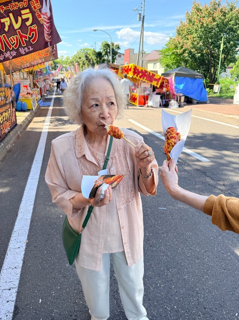 何度もありがとうと言われたお祭りの画像