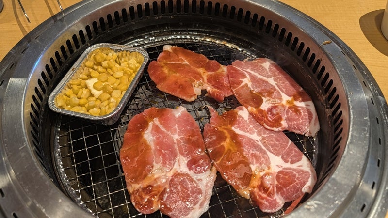 焼肉きんぐで頼んだ格安コースの画像