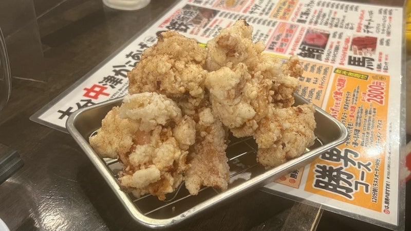 唐揚げとビールで3101円は損の画像