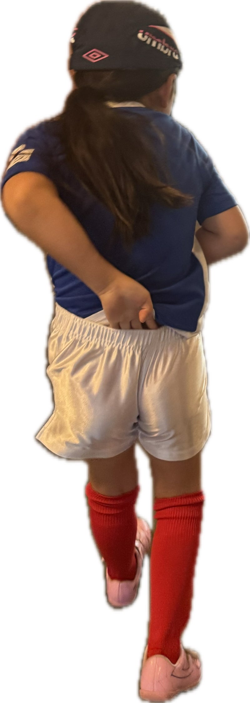 クロ 娘のサッカーでの2回のシュートの画像