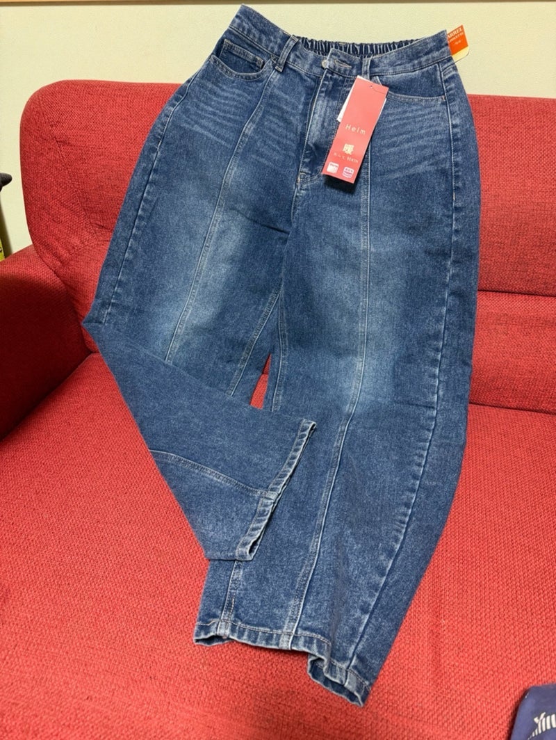 一目惚れで2色買いした裏起毛デニムの画像