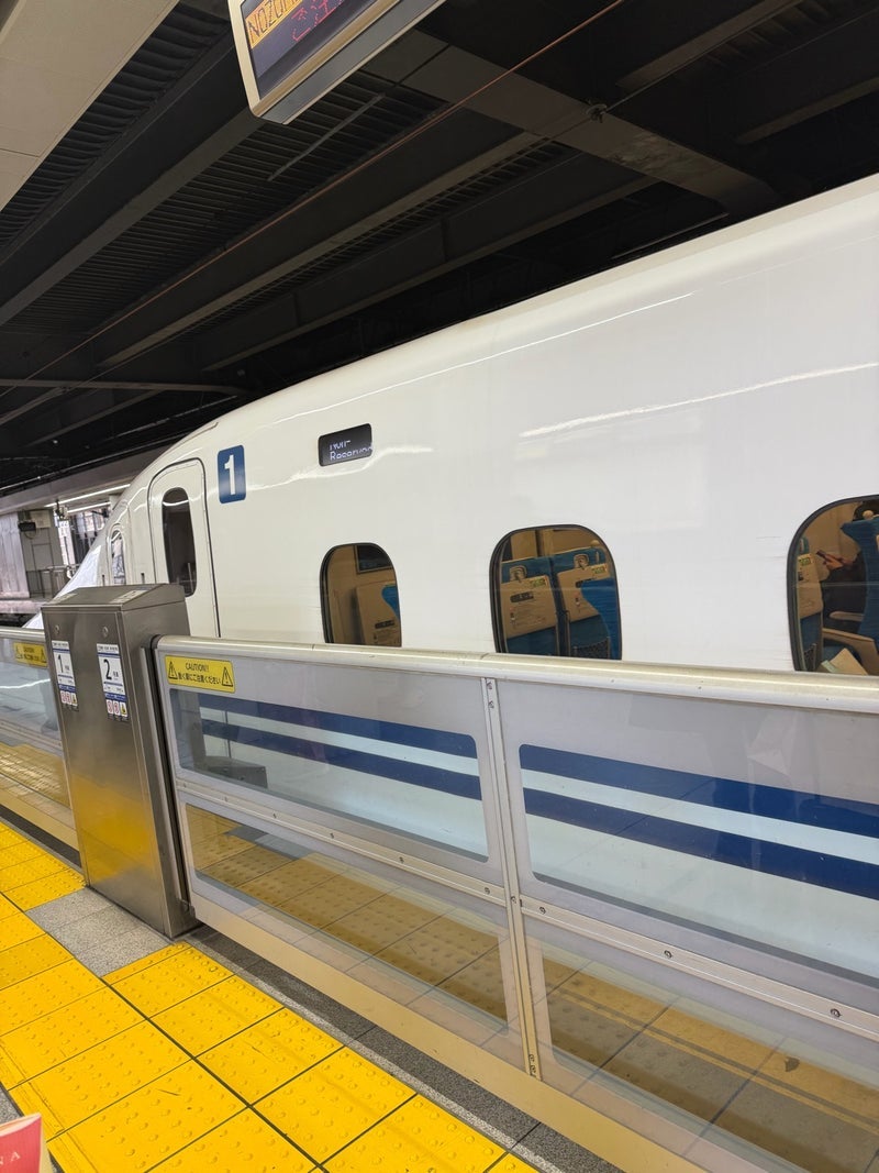 空いていて穴場だった新幹線自由席の画像