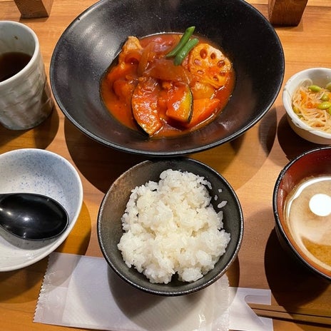 和食屋さんのお野菜たっぷり定食の画像