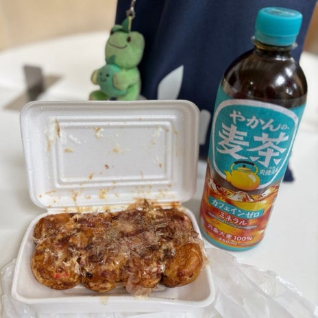 察してくれた相方からのたこ焼きの画像