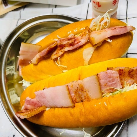 安いパンで作るおうちモーニングの画像
