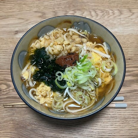 胃の調子が悪い時に作ったうどんの画像