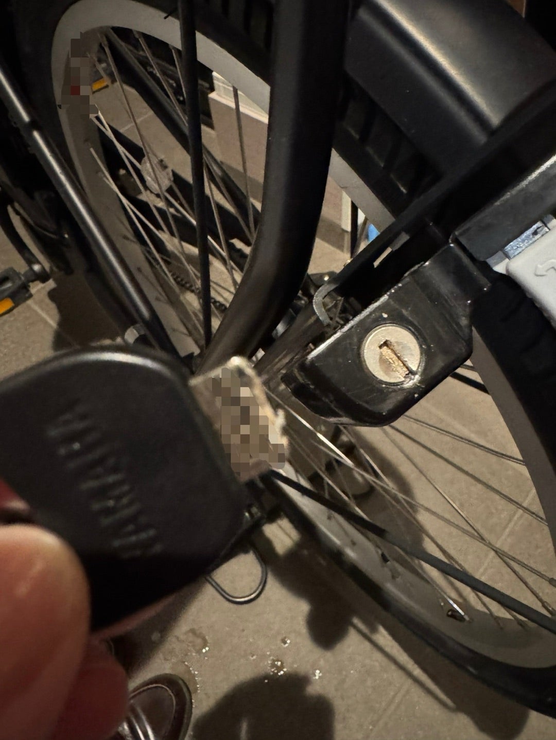 慌てて自転車を見に行った結果