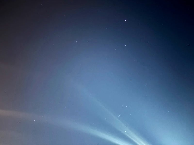 古村比呂 夜空に見たオーロラ擬きの画像