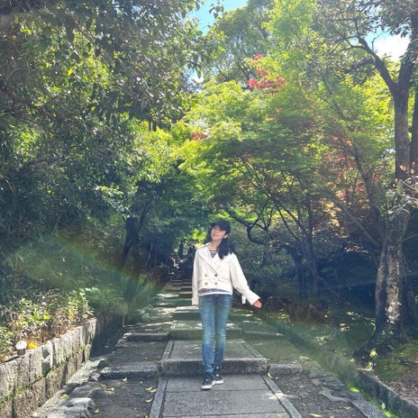 藤あや子 久しぶりの京都で散歩の画像
