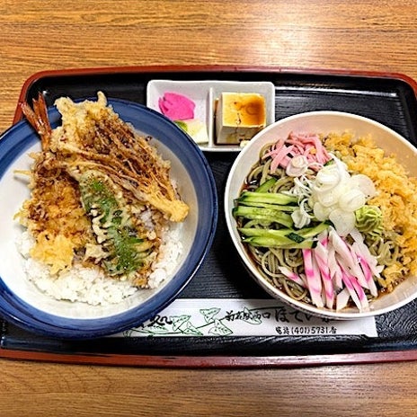 大満足だった蕎麦屋のミニ天丼の画像