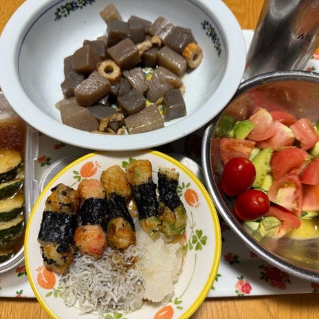 ダイエット中の揚げ物と食べ放題の画像