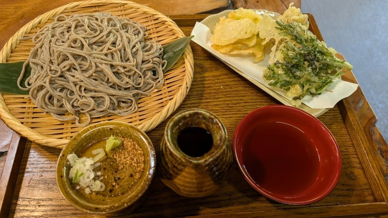 息子からもらい満腹になった蕎麦の画像