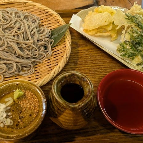 息子からもらい満腹になった蕎麦の画像
