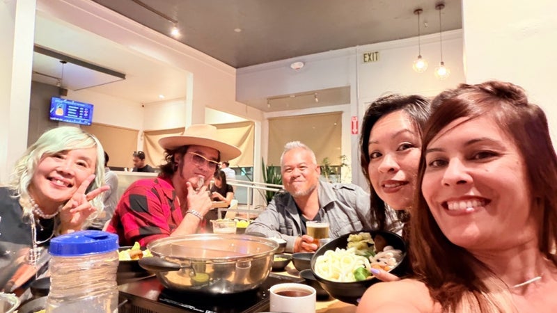 野沢直子 暑い日のしゃぶしゃぶの画像