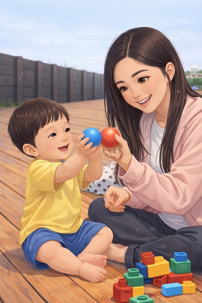 車での外出と全然違った長時間の散歩の画像