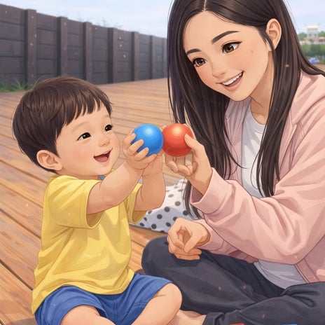 車での外出と全然違った長時間の散歩の画像