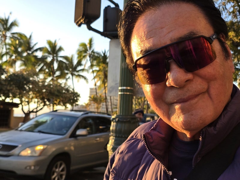 高橋英樹 ハワイの美しい夕暮れ散歩の画像