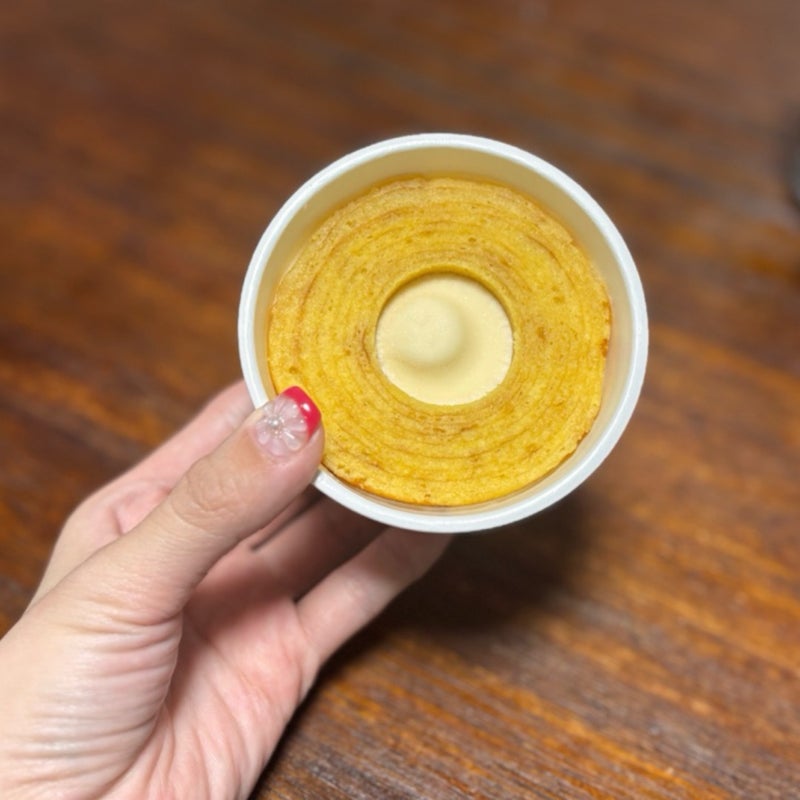 しっとりバームクーヘンのアイスの画像