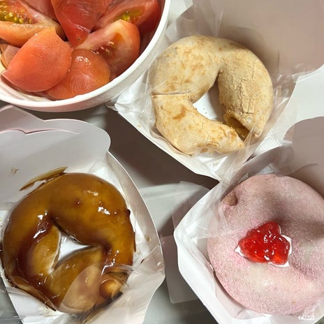 ミスドの思った以上に油っぽい味の画像