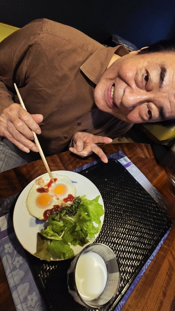高橋英樹 妻が作った愛情目玉焼きの画像