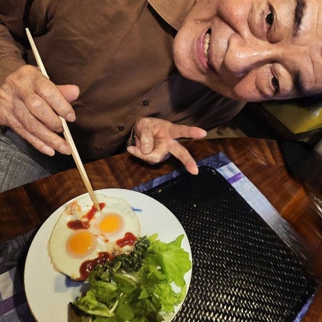 高橋英樹 妻が作った愛情目玉焼きの画像
