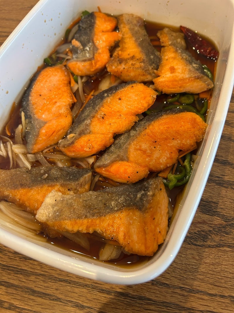夕食用に作っておいた南蛮漬け