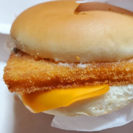 混雑していたマックでテイクアウトの画像